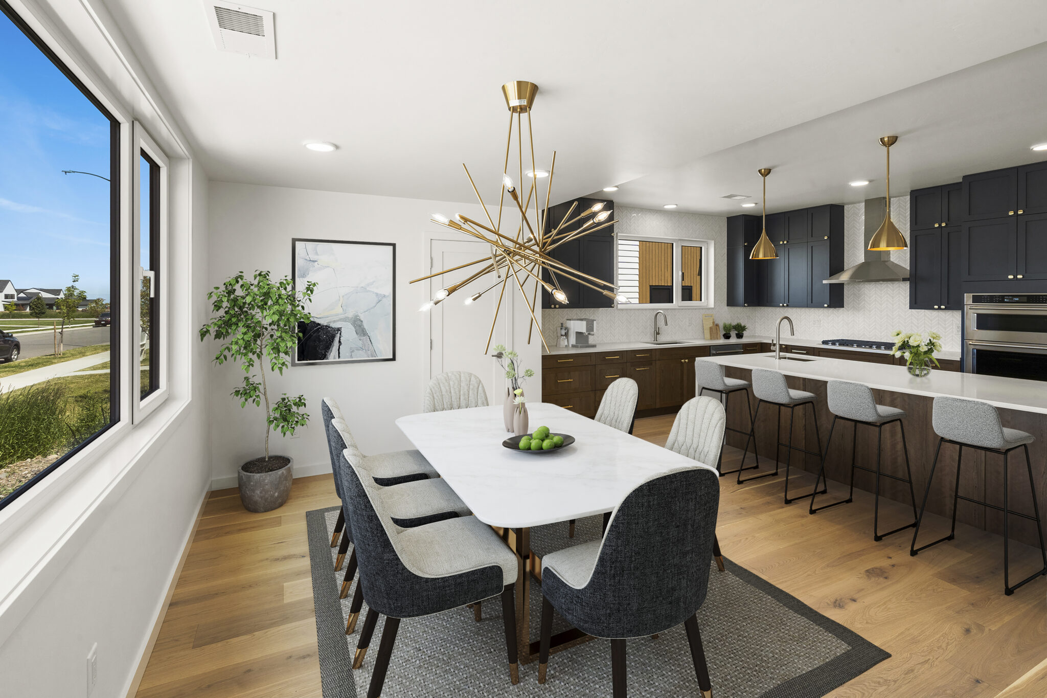 Dining Room - Kitchen - Saul Creative-3020 South 28th Avenue-Lisa Collins-Berkshire Hathaway HomeServices-DSC06843_Final